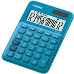 （まとめ）カシオ カラフル電卓 ミニジャストタイプ12桁 レイクブルー MW-C20C-BU-N 1台【×5セット】