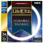 （まとめ）NEC 高周波点灯専用蛍光ランプLifeEスリム 34形 昼光色 FHC34ED-LE 1個【×3セット】