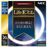 （まとめ）NEC 高周波点灯専用蛍光ランプLifeEスリム 20形 昼光色 FHC20ED-LE 1個【×5セット】