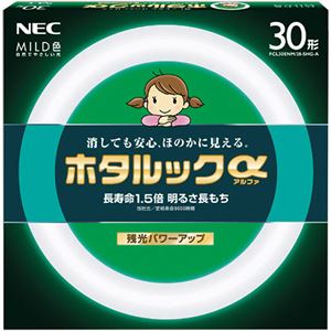 （まとめ）NEC 環形蛍光ランプ ホタルックαMILD 30形 昼白色 FCL30ENM/28-SHG-A 1個【×5セット】