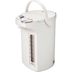 ピーコック 電動給湯ポット 4.0Lホワイト WMJ-40W 1台