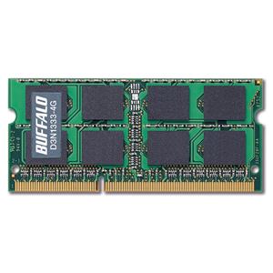 バッファロー 法人向けPC3-10600 DDR3 1333MHz 204Pin SDRAM S.O.DIMM 4GB MV-D3N1333-4G1枚