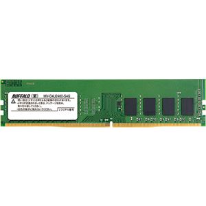 バッファロー PC4-2400対応288ピン DDR4 SDRAM DIMM 4GB MV-D4U2400-S4G 1枚