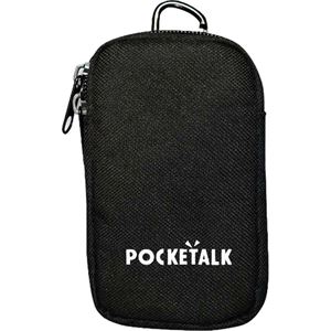 （まとめ）ソースネクストPOCKETALK(ポケトーク) 専用ポーチ W1P-PBK ブラック 1個【×3セット】