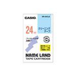 （まとめ）カシオ NAME LANDクリーニングテープ 24mm XR-24CLE 1個【×3セット】