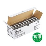 キングジム テプラ PROテープカートリッジ 6mm 白/黒文字 エコパック SS6K-10PN 1パック(10個)