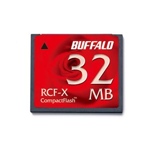 （まとめ）バッファロー コンパクトフラッシュ32MB RCF-X32MY 1枚【×3セット】