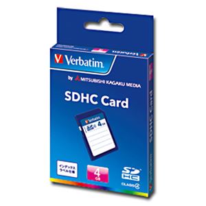 バーベイタム SDHCカード 4GBClass4 業務用パック SDHC4GYVB1C 1セット(10枚)