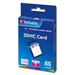 バーベイタム SDHCカード 4GBClass4 業務用パック SDHC4GYVB1C 1セット(10枚)