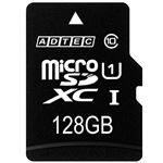 アドテック microSDXC UHS1128GB SD変換アダプター付き AD-MRXAM128G/U1 1枚