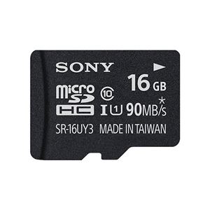 （まとめ）ソニー microSDHCメモリーカードUHS-I 16GB Class10 SR-16UY3A 1枚【×2セット】