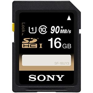 （まとめ）ソニー SDHCUHS-Iメモリーカード 16GB Class10 SF-16UY3 1枚【×2セット】