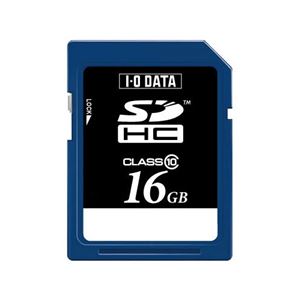 （まとめ）アイオーデータ SDHCカード 16GBClass10 SDH-T16G 1枚【×2セット】