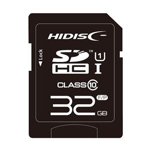 （まとめ）ハイディスク SDHCカード 32GBclass10 UHS-I対応 HDSDH32GCL10UIJP3 1枚【×2セット】