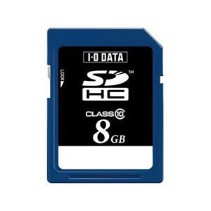 （まとめ）アイオーデータ SDHCカード 8GBClass10 SDH-T8G 1枚【×2セット】