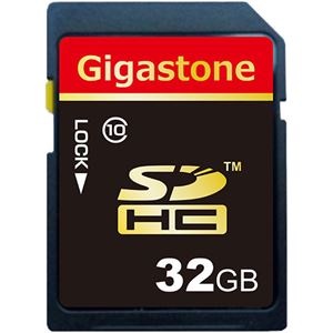 （まとめ）Gigastone SDHCカード32GB class10 GJS10/32G 1枚【×2セット】