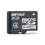 （まとめ）バッファロー microSDHCカード8GB Class4 防水仕様 RMSD-BS8GB 1枚【×3セット】