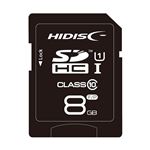 （まとめ）ハイディスク SDHCカード 8GBclass10 UHS-I対応 HDSDH8GCL10UIJP3 1枚【×3セット】