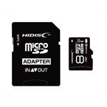 （まとめ）ハイディスク microSDHCカード8GB class10 UHS-I対応 SD変換アダプター付き HDMCSDH8GCL10UIJP3 1枚【×3セット】