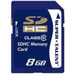 （まとめ）スーパータレント SDHCカードCLASS10 8GB ST08SDC10 1枚【×5セット】