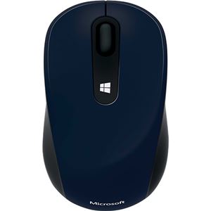 （まとめ）マイクロソフト スカルプトモバイルマウス ブルーブラック 43U-00038 1個【×2セット】