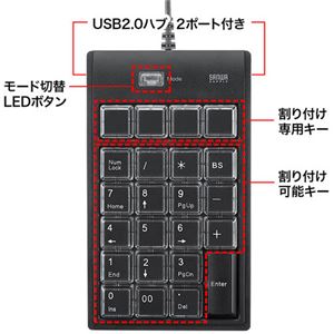 サンワサプライ 1個 : タブレット・パソコン : T-19UH2BKN 安い特価