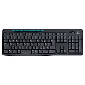 （まとめ）ロジクール ワイヤレスキーボードK275 ブラック K275 1台【×2セット】