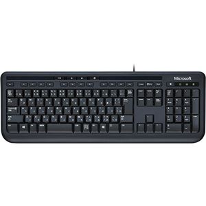 （まとめ）マイクロソフト ワイヤード キーボード600 ブラック ANB-00040 1台【×3セット】