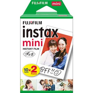 （まとめ）富士フイルム チェキ用フィルムインスタントカラーフィルム instax mini 1箱(20枚:10枚×2パック)【×3セット】