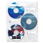 （まとめ）ライオン事務器 CD・DVDポケットA4タテ 2・4・30穴 片面3ポケット CD-PT3 1パック(5枚)【×10セット】