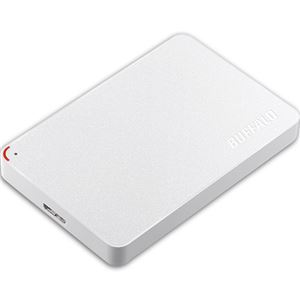 バッファロー MiniStation2.5インチ 外付けポータブルHDD 1TB ホワイト HD-PCF1.0U3-BWE 1台