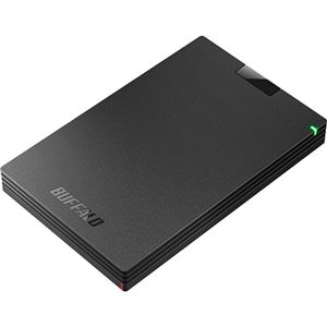 バッファロー MiniStationUSB3.1(Gen.1)対応 ポータブルHDD 1TB ブラック HD-PCG1.0U3-BBA 1台