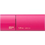 シリコンパワー USB3.0スライド式フラッシュメモリ 128GB ピンク SP128GBUF3B05V1H 1個