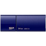 シリコンパワー USB3.0スライド式フラッシュメモリ 64GB ネイビー SP064GBUF3B05V1D 1個