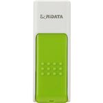 （まとめ）RiDATA ラベル付USBメモリー64GB ホワイト/グリーン RDA-ID50U064GWT/GR 1個【×2セット】