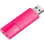 （まとめ）シリコンパワーUSB2.0フラッシュメモリ Ultima U05 64GB ピンク SP064GBUF2U05V1H 1個【×2セット】