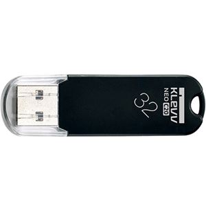 （まとめ）エッセンコアクレブUSB2.0フラッシュメモリ NEO C20 32GB キャップ式 ブラック U032GUR2-NB 1個【×3セット】