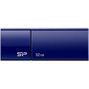 （まとめ）シリコンパワーUSB2.0フラッシュメモリ Ultima U05 32GB ネイビー SP032GBUF2U05V1D 1個【×3セット】