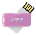 （まとめ）アドテック USB2.0回転式フラッシュメモリ 16GB ピンク AD-UCTP16G-U2R 1個【×3セット】