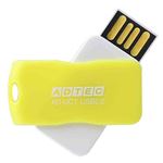 （まとめ）アドテック USB2.0回転式フラッシュメモリ 16GB イエロー AD-UCTY16G-U2R 1個【×3セット】