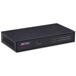 バッファロー Giga対応スイッチングハブ 金属筐体 電源内蔵 8ポート ブラック LSW5-GT-8NS/BK 1台