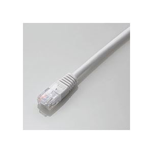 （まとめ）エレコム LANケーブル CAT5E準拠ホワイト 50m LD-CTN/WH50 1本【×2セット】