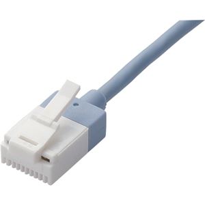 （まとめ）エレコムツメ折れ防止スーパースリムLANケーブル Cat6A準拠 ブルー 10m LD-GPASST/BU100 1本【×3セット】