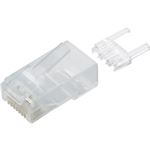 （まとめ）エレコム ツメの折れないLANコネクタカテゴリー6 LD-6RJ45T10/T 1パック(10個)【×3セット】