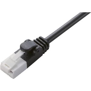 （まとめ）エレコムツメ折防止やわらかLANケーブル(Cat6準拠) ブラック 5.0m LD-GPYT/BK50 1本【×5セット】