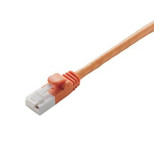 （まとめ）エレコムCat6対応ツメ折れ防止LANケーブル オレンジ 3m LD-GPT/DR3/RS 1本【×10セット】