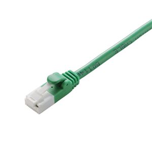 （まとめ）エレコムCat5e対応ツメ折れ防止LANケーブル グリーン 3m LD-CTT/GN3/RS 1本【×10セット】