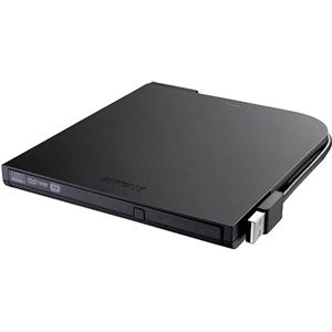 （まとめ）バッファロー Surface対応 書込再生 編集ソフト添付 ポータブルDVD ブラック DVSM-PTS58U2-BKC 1台【×2セット】