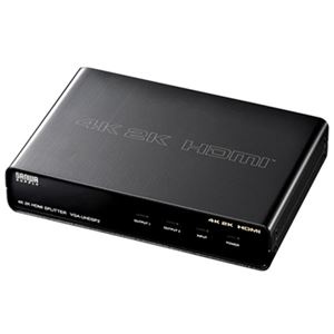 サンワサプライ4K2K対応HDMI分配器 2分配 VGA-UHDSP2 1個