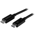 StarTech Thunderbolt3 USB-C ケーブル 2m TBLT3MM2MA 1台